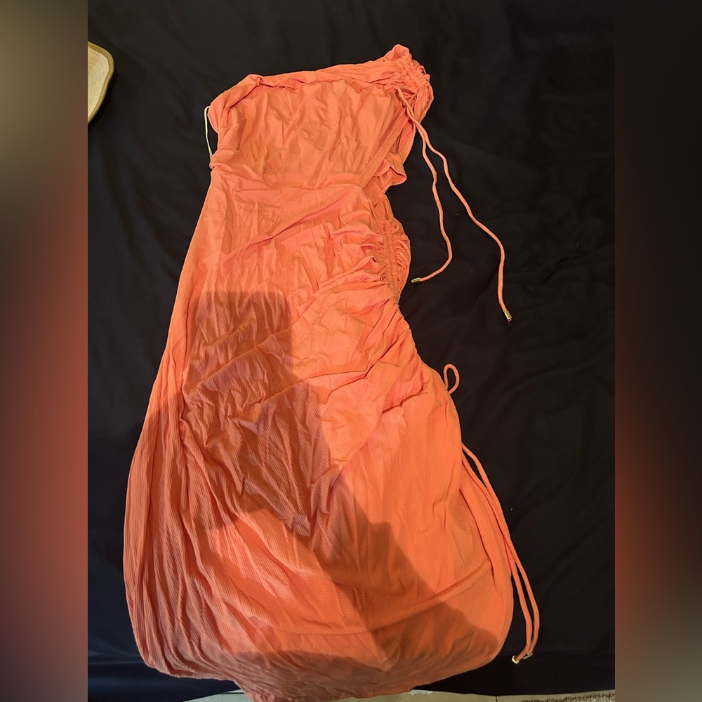 Significant other brand long dress, peach color dress size 2